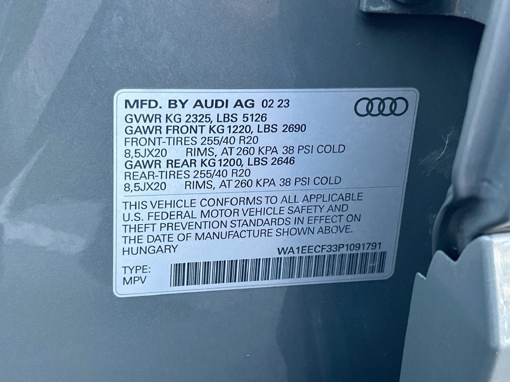 Used 2023 Audi Q3 2.0T Premium Plus w/ Premium Plus Package AWD/4WD image 34