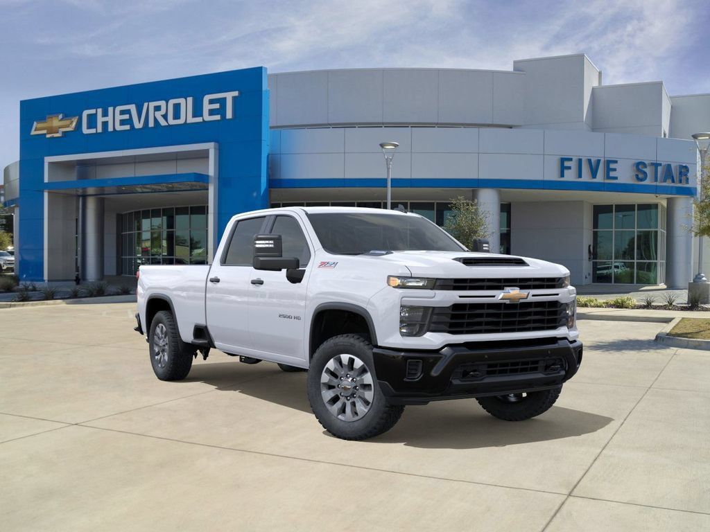 New 2025 Chevrolet Silverado 2500 Custom w/ Custom Value Package AWD/4WD image 1