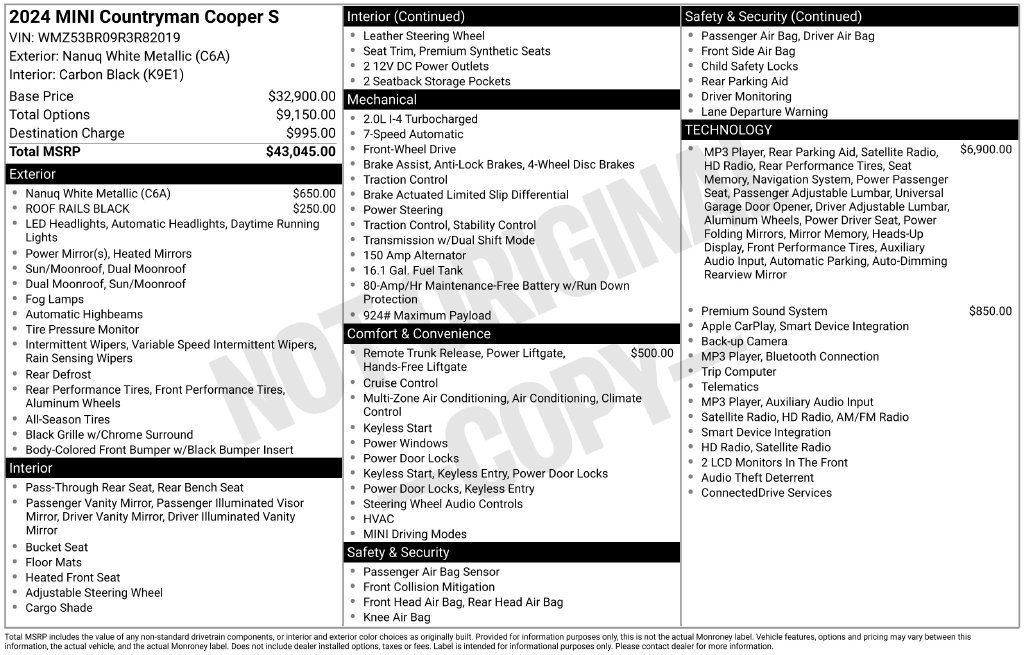 Used 2024 MINI Cooper Countryman S FWD image 9