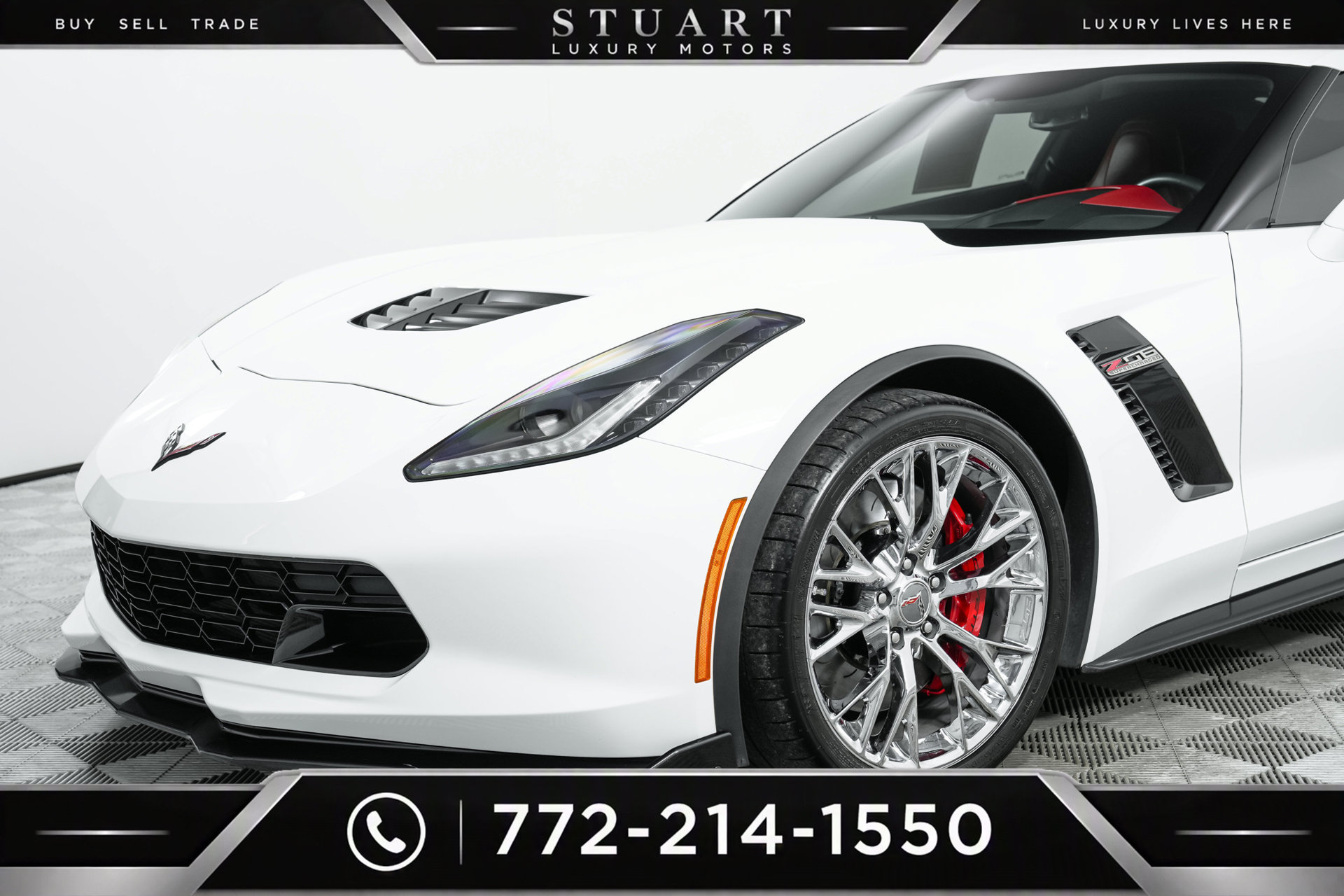 Used 2015 Chevrolet Corvette Z06 w/ 3LZ Preferred Equipment Group RWD image 46