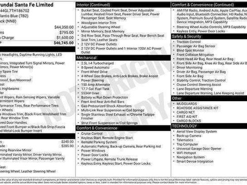 New 2026 Hyundai Santa Fe Limited FWD image 29