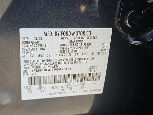 Certified 2023 Ford Explorer ST w/ Equipment Group 401A AWD/4WD image 29