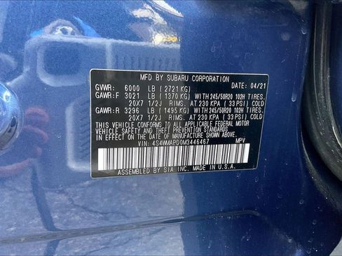 Used 2021 Subaru Ascent Limited w/ Technology Package image 32