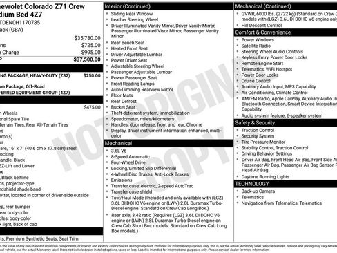 Used 2017 Chevrolet Colorado Z71 AWD/4WD image 4