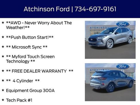 Certified 2023 Ford Escape ST-Line w/ Tech Pack #1 AWD/4WD image 9