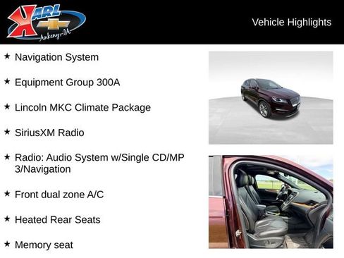 Used 2019 Lincoln MKC Reserve w/ MKC Climate Package AWD/4WD image 2
