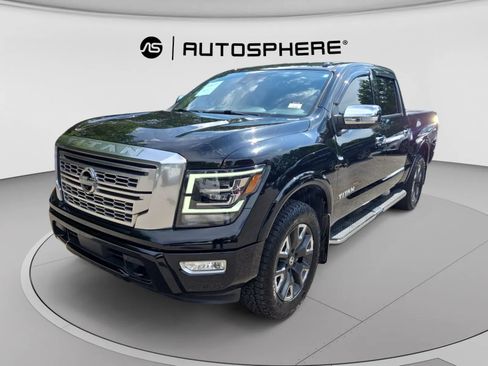 Used 2021 Nissan Titan Platinum Reserve w/ Off Road Protection Package AWD/4WD image 3
