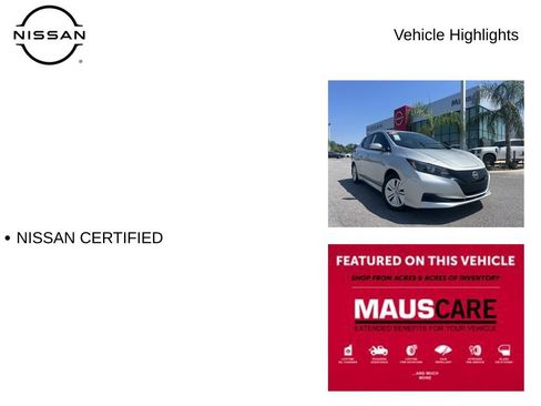 Certified 2024 Nissan Leaf S image 8