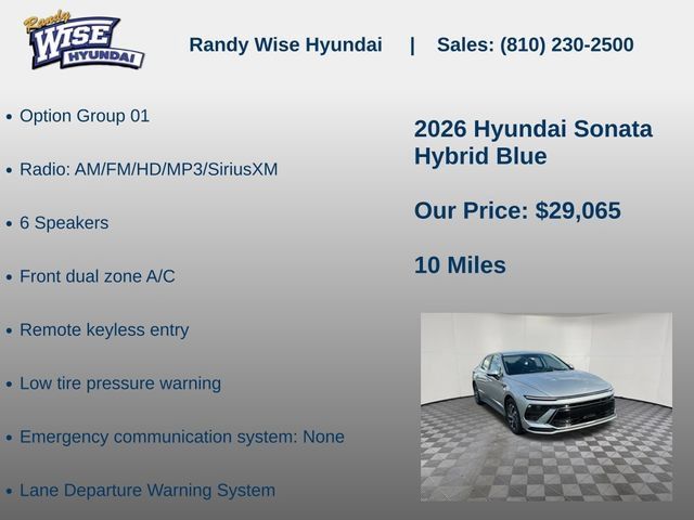 New 2026 Hyundai Sonata Blue FWD image 5