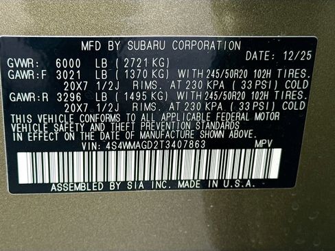 New 2026 Subaru Ascent Limited image 44