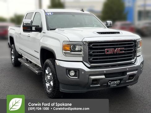 Used 2018 GMC Sierra 2500 SLT w/ Duramax Plus Package AWD/4WD image 1