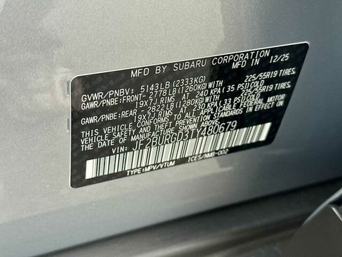 New 2026 Subaru Outback Limited XT image 37