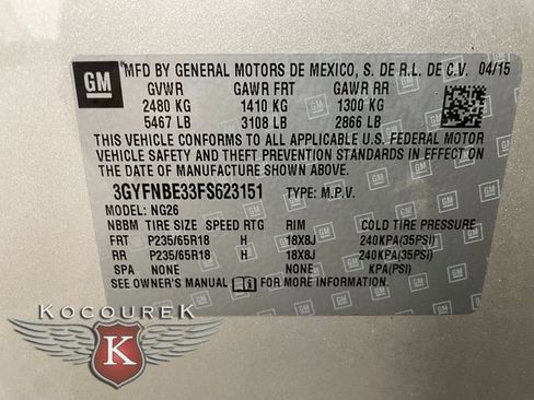 Used 2015 Cadillac SRX Luxury w/ Driver Awareness Package image 27