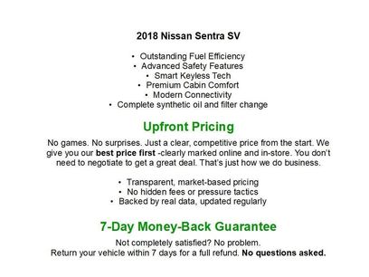 Used 2018 Nissan Sentra SV