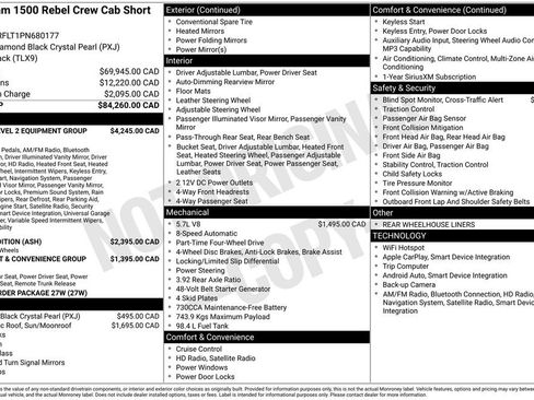 Used 2023 RAM 1500 Rebel w/ Rebel Level 2 Equipment Group AWD/4WD image 44