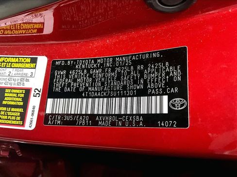 Used 2025 Toyota Camry SE w/ Convenience Package image 36