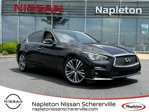 Used 2021 INFINITI Q50 Sensory w/ Cargo Package AWD/4WD image 1