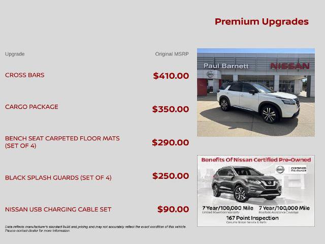 Certified 2024 Nissan Pathfinder Platinum w/ Cargo Package FWD image 9