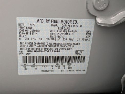 New 2026 Ford Explorer Active image 25