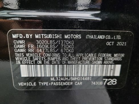 Used 2021 Mitsubishi Mirage ES image 33