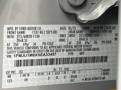 Used 2025 Ford Expedition Platinum AWD/4WD image 93