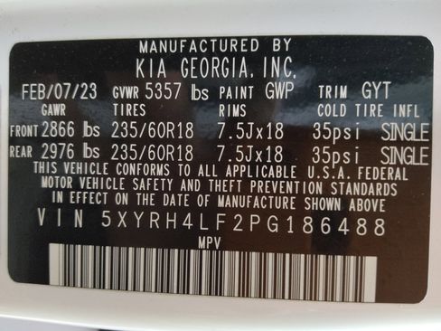 Used 2023 Kia Sorento EX w/ Panoramic Sunroof Package FWD image 33