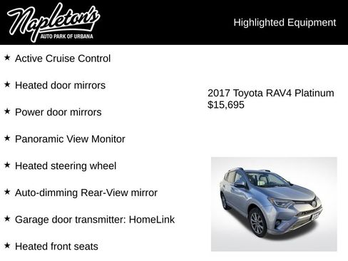 Used 2017 Toyota RAV4 Platinum image 7