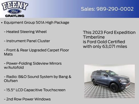 Certified 2023 Ford Expedition Timberline image 13