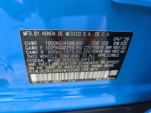 Certified 2027 Honda HR-V Sport image 17