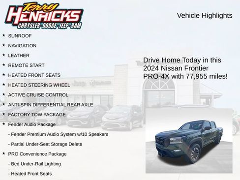 Used 2024 Nissan Frontier PRO-4X AWD/4WD image 4