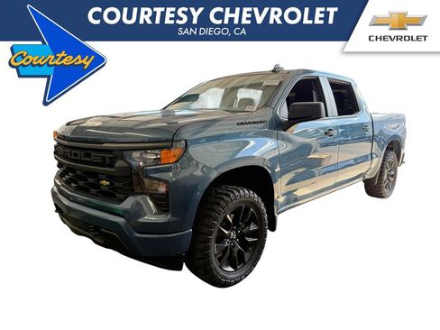 Used 2024 Chevrolet Silverado 1500 Custom w/ LPO, Dark Essentials Package RWD image 1