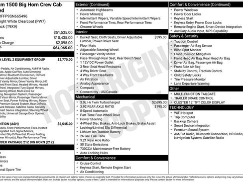 Certified 2025 RAM 1500 Big Horn AWD/4WD image 6