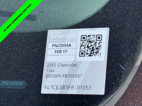Used 2015 Chevrolet Trax LT w/ LPO, Protection Package image 30