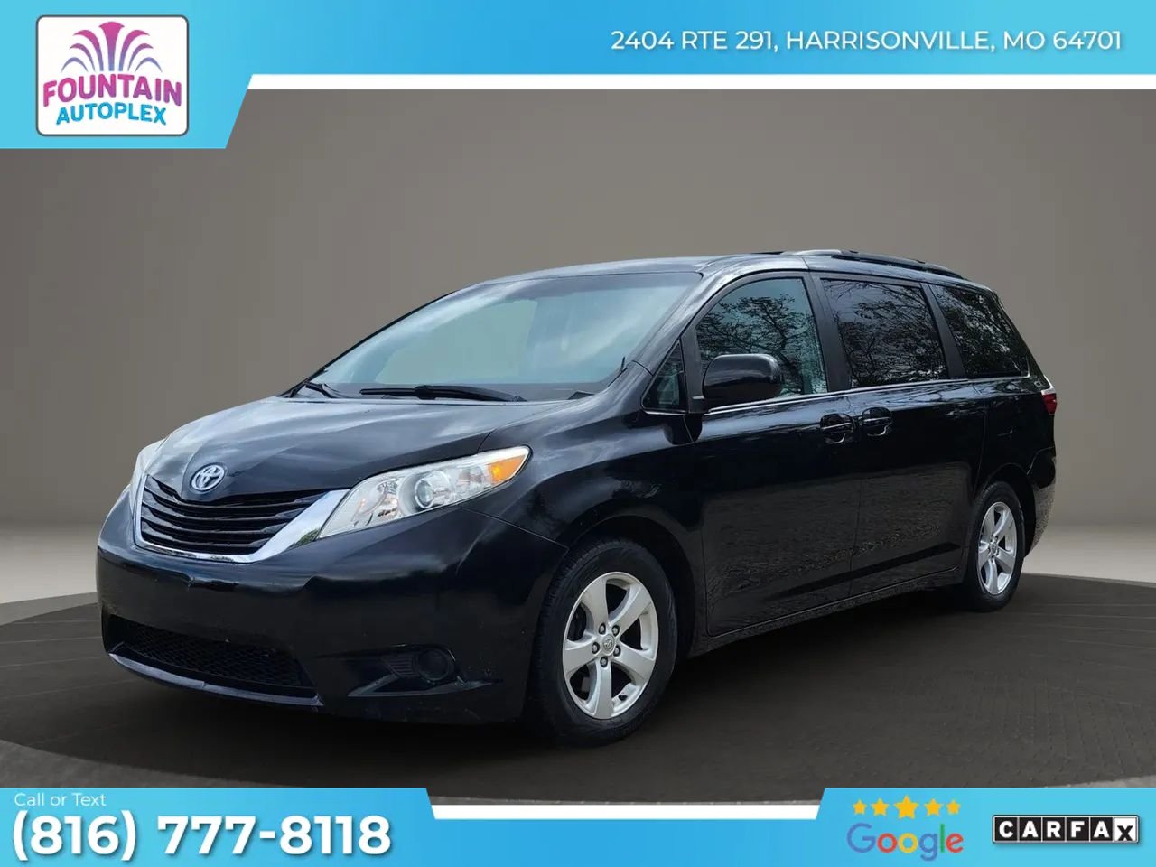 Used 2016 Toyota Sienna LE w/ Four Season Floor Mat Package FWD image 1
