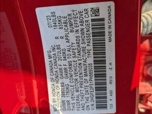 Used 2023 Honda Civic Sport image 16