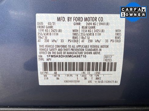 Used 2021 Ford Explorer XLT w/ Class III Trailer Tow Package image 20