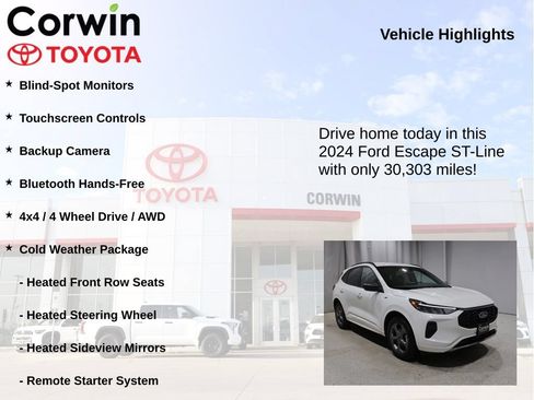 Used 2024 Ford Escape ST-Line AWD/4WD image 6