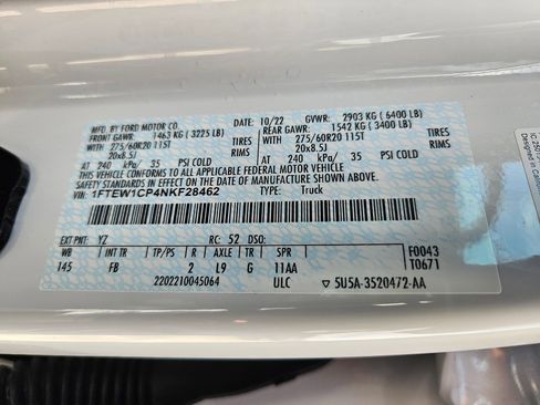 Used 2022 Ford F150 XLT w/ Equipment Group 302A High image 33