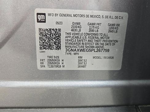 Used 2023 Chevrolet Equinox RS w/ RS Leather Package AWD/4WD image 9