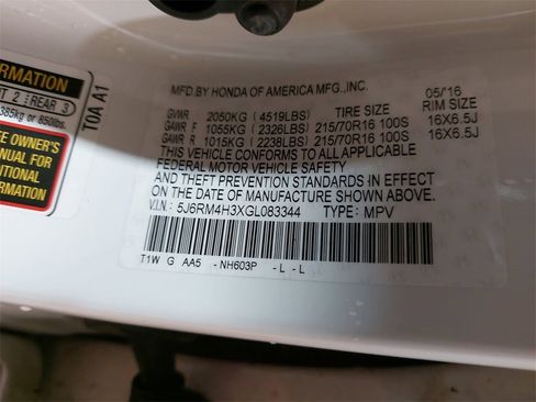 Used 2016 Honda CR-V LX image 33