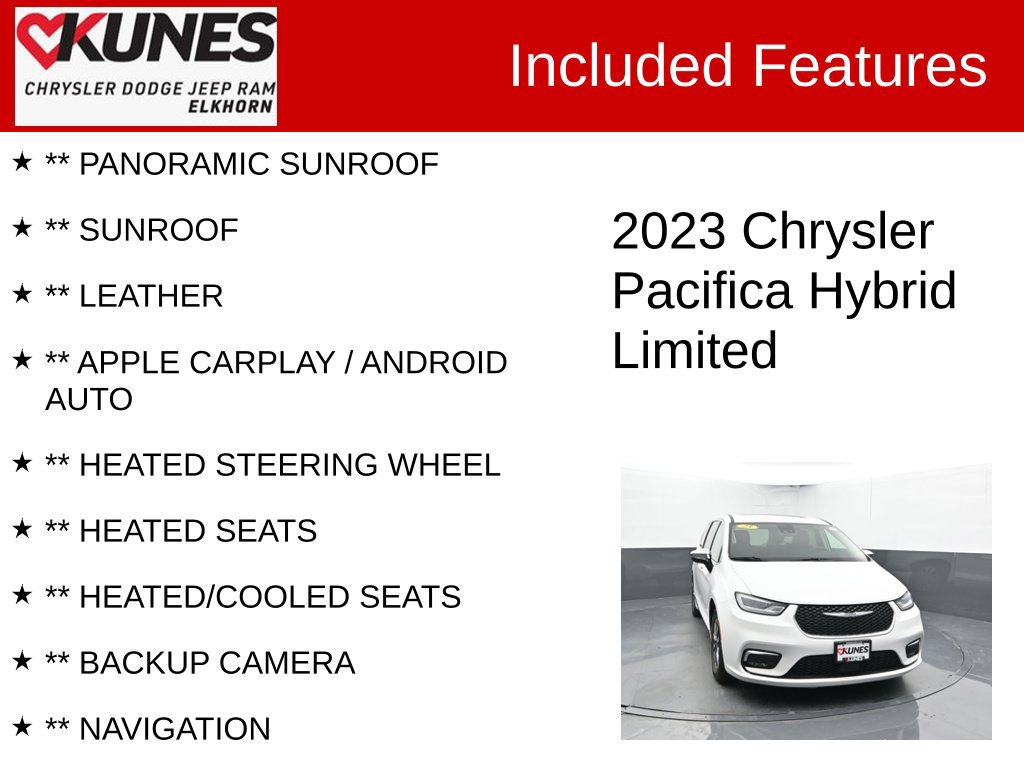 Used 2023 Chrysler Pacifica Limited FWD image 2