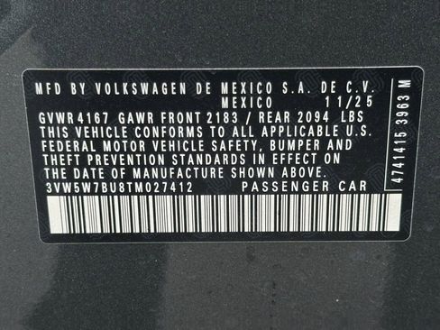 New 2026 Volkswagen Jetta S image 24