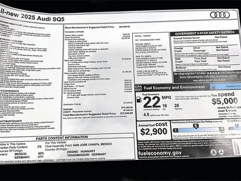 New 2025 Audi SQ5 Premium Plus image 14