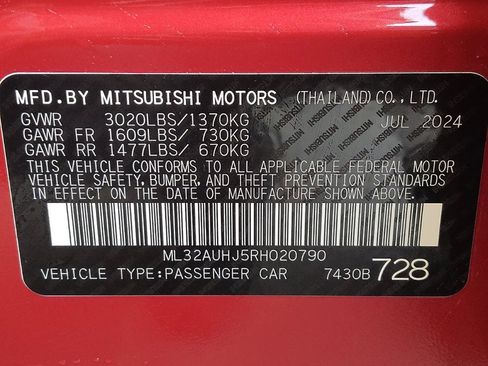 Used 2024 Mitsubishi Mirage LE image 33