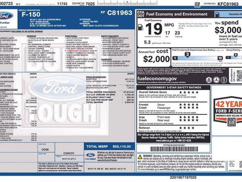 Used 2019 Ford F150 XLT w/ Equipment Group 302A Luxury image 6