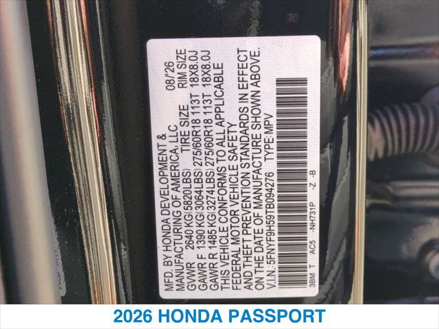 New 2026 Honda Passport TrailSport image 27