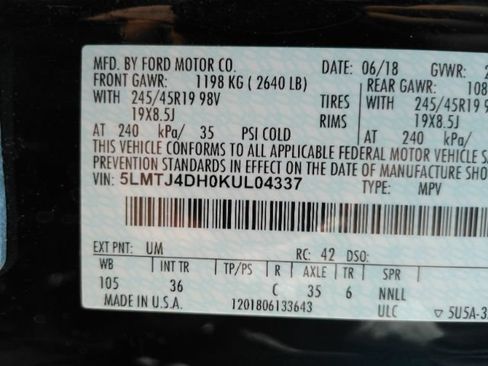 Used 2019 Lincoln MKC Black Label AWD/4WD image 55