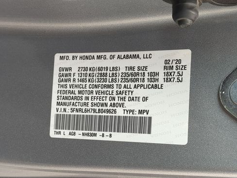 Used 2020 Honda Odyssey EX-L image 31