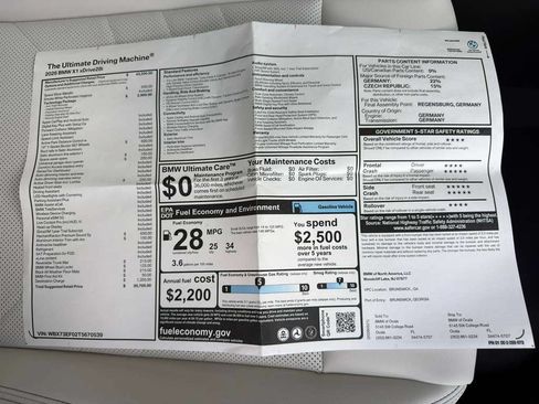 New 2026 BMW X1 xDrive28i w/ Technology Package AWD/4WD image 25