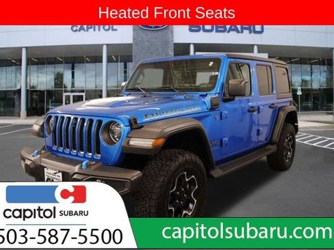 Used 2022 Jeep Wrangler Unlimited Rubicon 4xe w/ Cold Weather Group AWD/4WD image 7